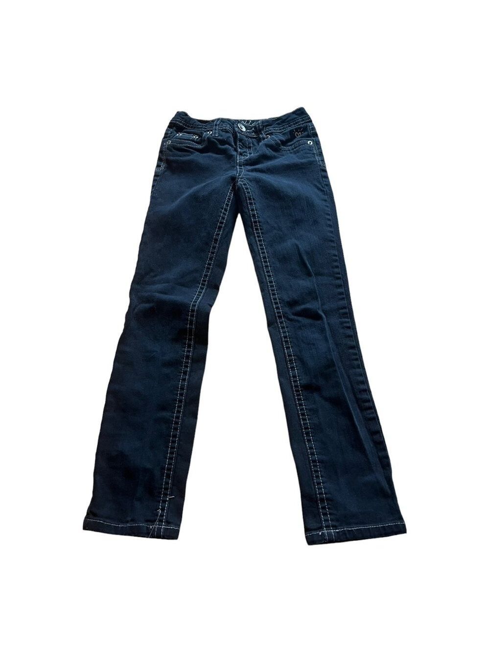 Justice Girls Blue Denim Skinny Jeans Size 10